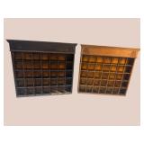 2 POST OFFICE OAK PIGEON HOLES