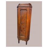 RARE WALNUT VICTORIAN CORNER WARDROBE