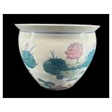 ORIENTAL FISHBOWL PLANTER AS IS