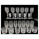 MIXED LOT OF STEMS, HIGHBALL GLASSES