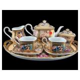 8 PC LIMOGE PORCELAIN TEASET