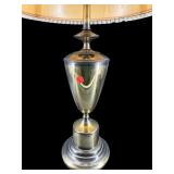 BRASS LAMP WITH SHADE