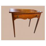 19TH CENT. MAHOGANY 1 DRAWER STAND