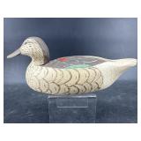 SIGNED ED MORRISON 2008 HANDMADE DUCK DECOY