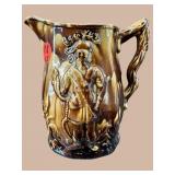 ROCKINGHAM TREACLE GLAZE CREAM PITCHER