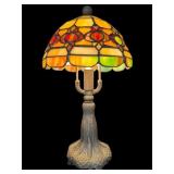 SMALL TIFFANY STYLE BED STYLE TABLE LAMP
