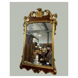 LABARGE MAHOGANY AND GOLD DECORATED CHIPPENDALE
