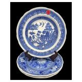 SET OF 4 SPODE BLUE ROOM COLLECTION PLATES