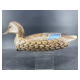LARGE SIGNED CHARLES SEIDEL HANDMADE DUCK DECOY