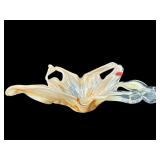 MURANO ITALY FREEFORM ART GLASS BOWL