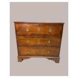 18TH CENTURY MAHOGANY INLAID 3 DRAWER CHEST