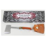 New Mini Hatchet with Leather Sheath - 7" Long New Mini Hatchet with Leather Sheath - 7" Long