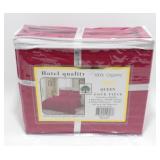 NIB Queen 100% Organic Cotton Sheet Set