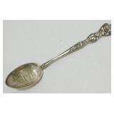 Sterling Souvenir Spoon - Virginia, Very Ornate