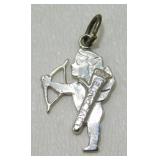 Sterling Silver Cupid Pendant - 1.45 grams Total