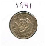 1941 Australia Silver Shilling