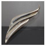 Sterling Brooch with Brand Marking (Hard to Read)