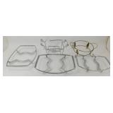 * Five Decorative Casserole Servers - Asst.