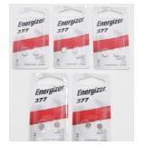 Lot of 10 Brand New Energizer 377 Batteries