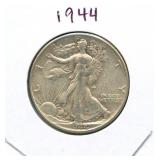 1944 Walking Liberty Silver Half Dollar