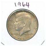 1964 Kennedy Silver Half Dollar