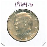 1964-D Kennedy Silver Half Dollar