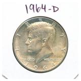 1964-D Kennedy Silver Half Dollar