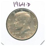 1964-D Kennedy Silver Half Dollar