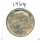 1964 Kennedy Silver Half Dollar