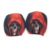 Skull Vehicle Head Rest Covers - New