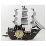 ** Decorative Ship Clock, Lights Work