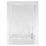 * Glass Etch Mary, Joseph & Jesus Paper Weight