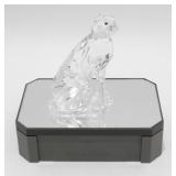 * Panther/Leopard Swarovski Figure & Stand