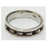 Vintage Sterling Silver Ring/Band - Size 6.75