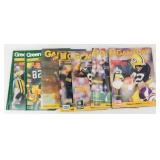 9 Vintage 1980's Green Bay Packers Yearbooks &