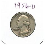 1956-D Washington Silver Quarter