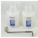 * 2 Midnight Jasmine Large Yankee Candles - Both