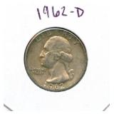 1962-D Washington Silver Quarter