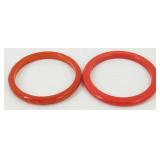 Two Bakelite Bracelets - Vintage