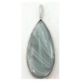 Silver Plated Pendant - 17 grams Total Weight, 2'