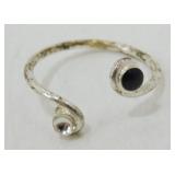 Silver Plated Ring - 0.7 grams Total Weight, Size