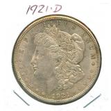 1921-D Morgan Silver Dollar