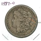 1887-O Morgan Silver Dollar