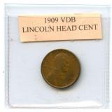 1909-V.D.B. Lincoln Wheat Cent