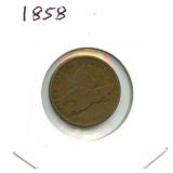 1858 Flying Eagle Cent