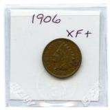 1906 Indian Head Cent - XF+