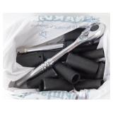 * 1/2' Husky Ratchet with 2 Extensions and