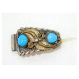 Sterling Silver Watch Band End Piece - 4.57 grams