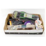 Fishing Line, Scissors, Magnifying Glass,