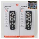 Pair of GE Universal Remote Controls Model 34456
